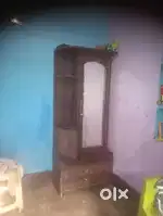 Dressing table with mirror