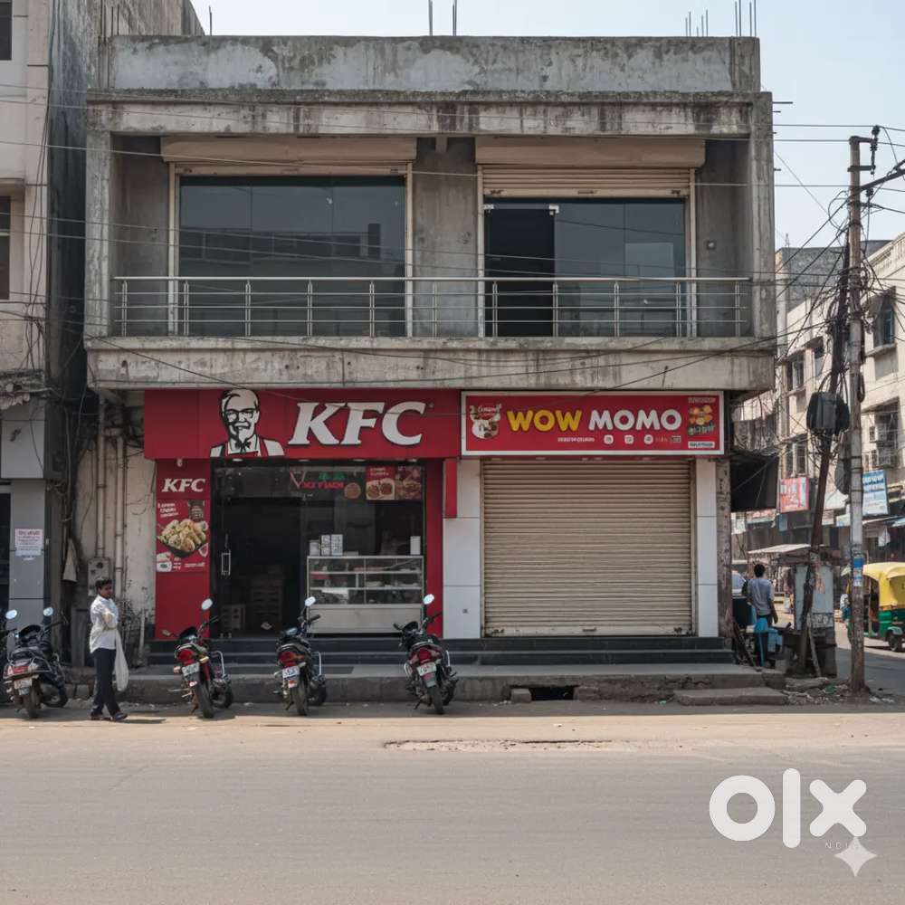 ON SHOP BAR space road side on rent at Borbari Charali near KFC