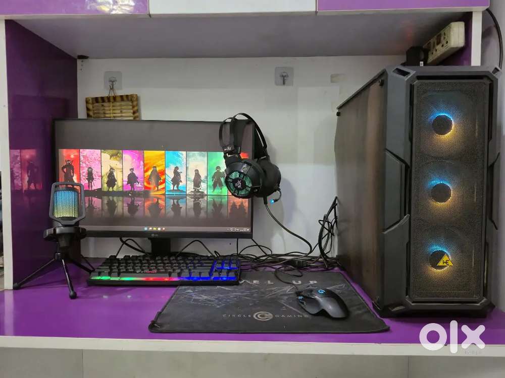 FULL GAMING SETUP UNDER WARRANTY