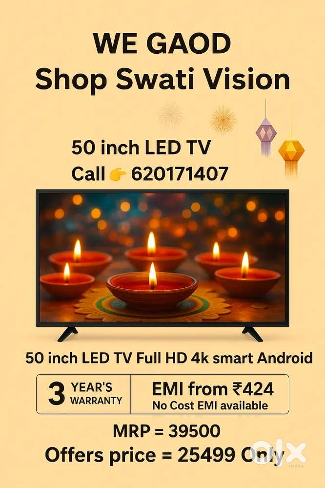 50 inch LED TV Full HD 4K smart Android