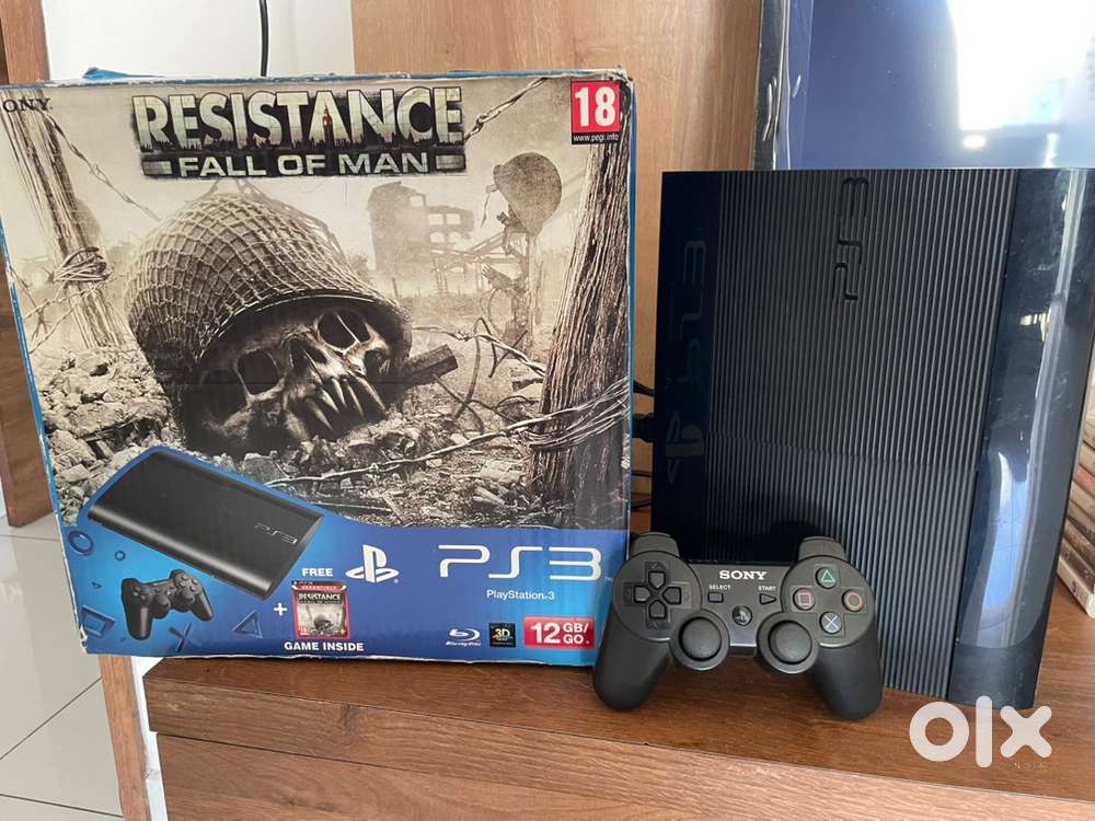 PS3 (12gb + 1tb) black colour