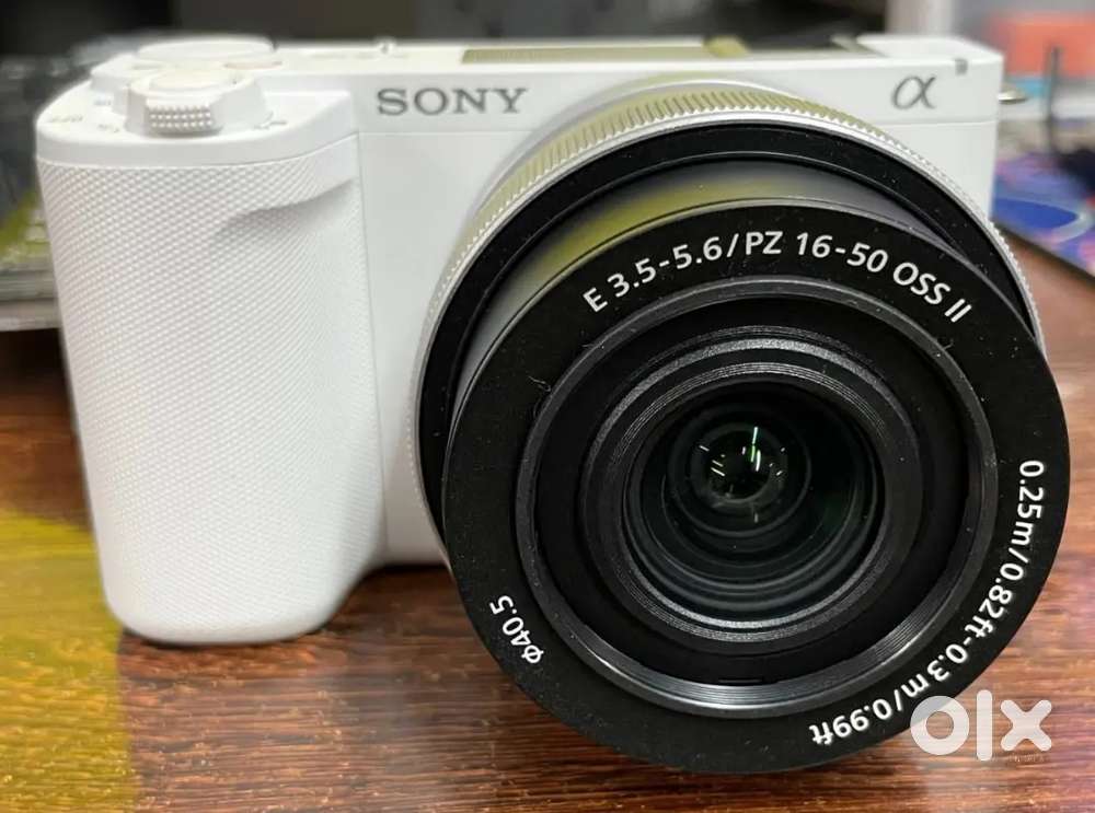 Sony ZV-E10 II Mirrorless Camera W PZ 16-50 OSS II E Lens Lens White