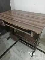 Computer table with a drawer.