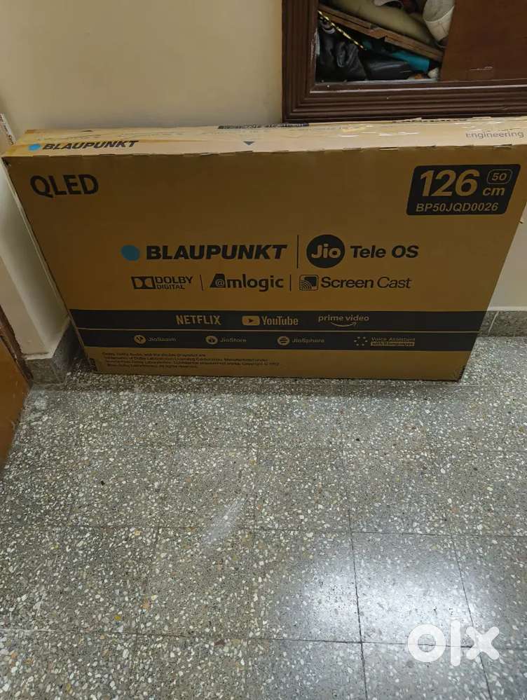 Blaupunkt 50 inches Qled tv box piece brand new  for sale