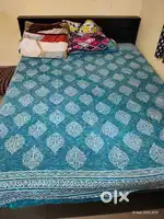 Queen size storage bed with mattress