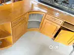 L shaped tv set