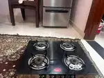 4 Burner Glass Top Gas Stove Of pigeon