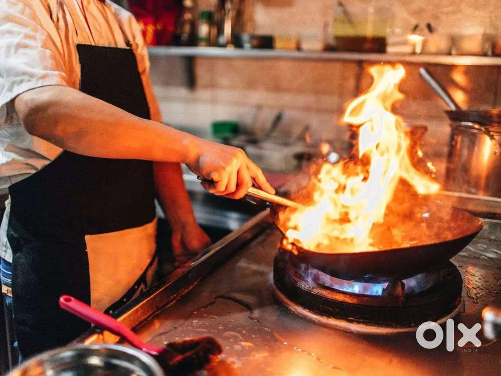 Chinese+indian cook for fast food