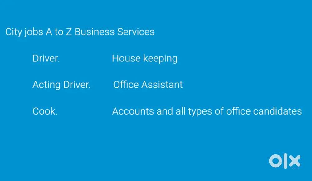 Monthly Salary Personal use driver need
