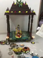 Teak pooja mandabam