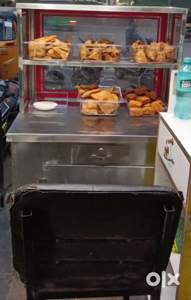 Mirchi point or juice point display counter for sale in cheap rate