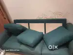 IKEA-3 Seater 2 Year old Less Used Sofa and Study Table with Chair