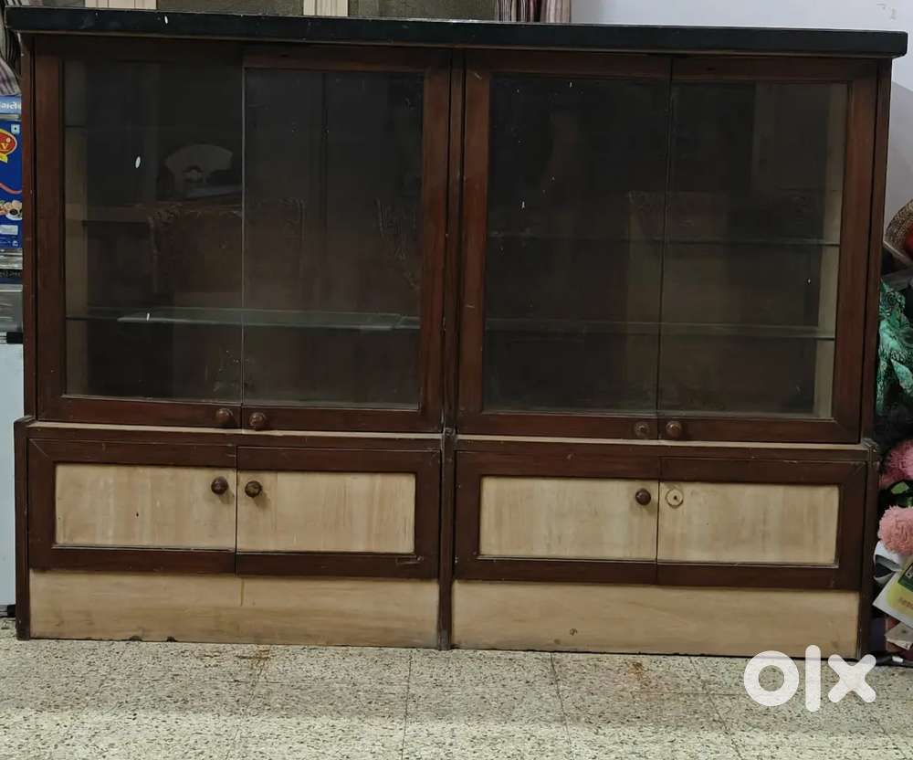 Solid wooden showcase