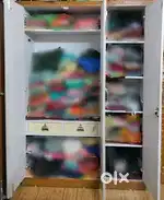 Designer 3 Door Heavy Wooden Wardrobe Almirah with Drawers & shelf