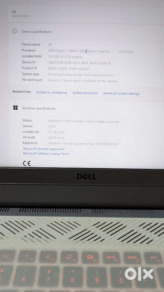 Dell g15 gaming laptop