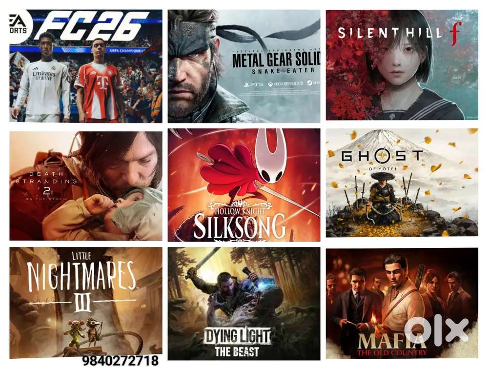 FC 26,Borderlands 4,DyingLight Beast,Forza 5,BlackMyth All For PS4&5
