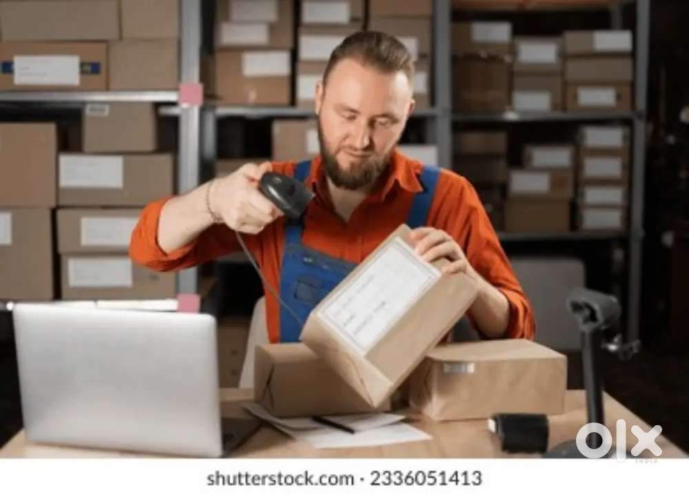 Packing scaner job werhouse