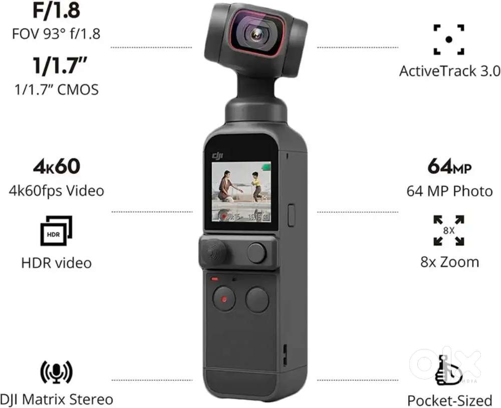 DJI pocket 2 sports and action camera
