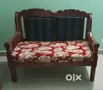 Two seater Wooden sofa