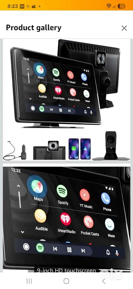 Car Display with Dashcam