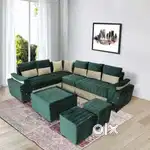 Upto 70% of buy new sofa 8499, L sofa 13990/-