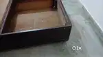 Teakwood Diwan with coir mattress