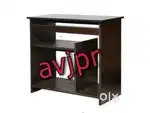 New wooden computer table with sliding keyboard stand pc table laptop
