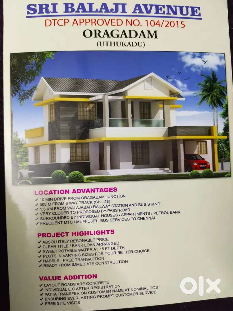 From 600 to 2400 sqft for sale ... only 20 plot available