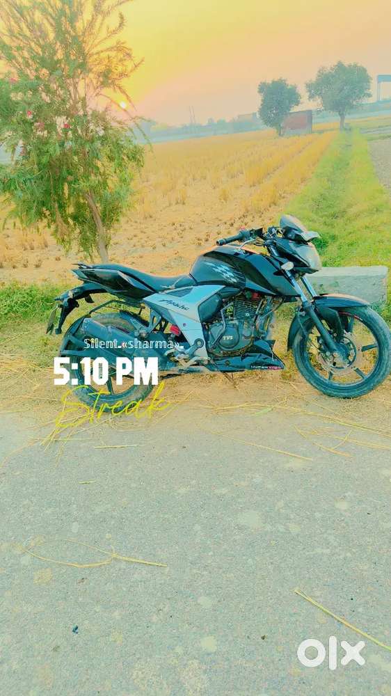 Apacha rtr 160 4v 2019  all documents completed insurance new battery