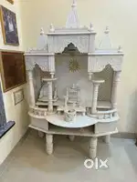 Marble White Makrana Mandir, with 11 additional Fixtures.