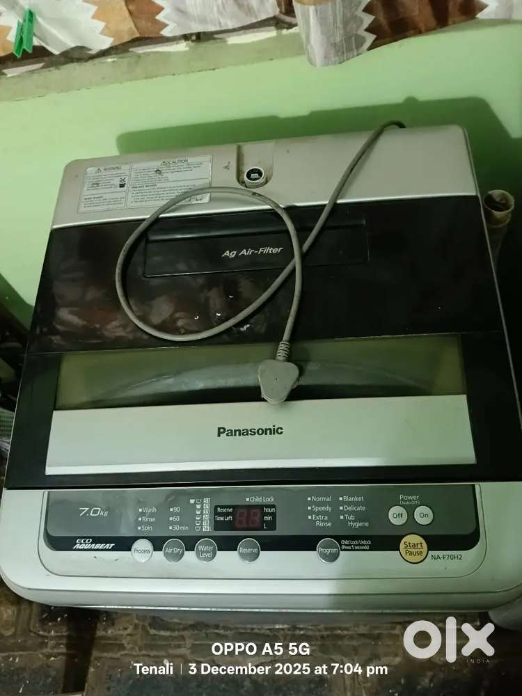 Panasonic 7 kg washing machine for sale