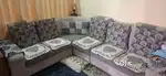 L shape sofa set