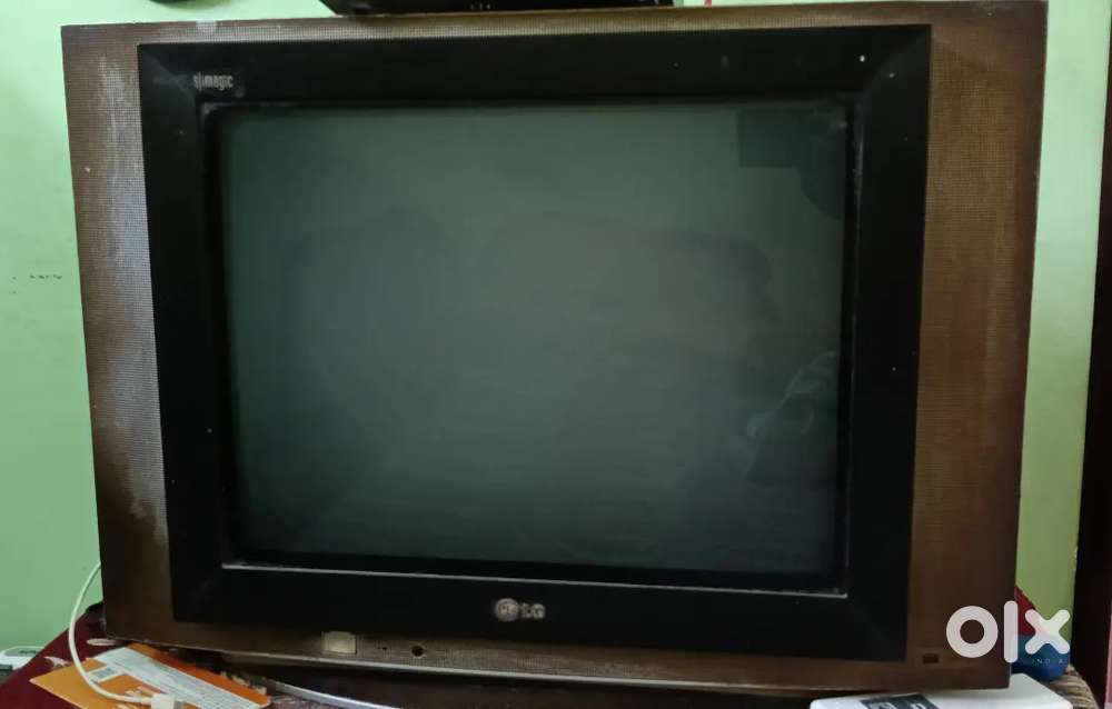 Old LG CRT TV on working condition