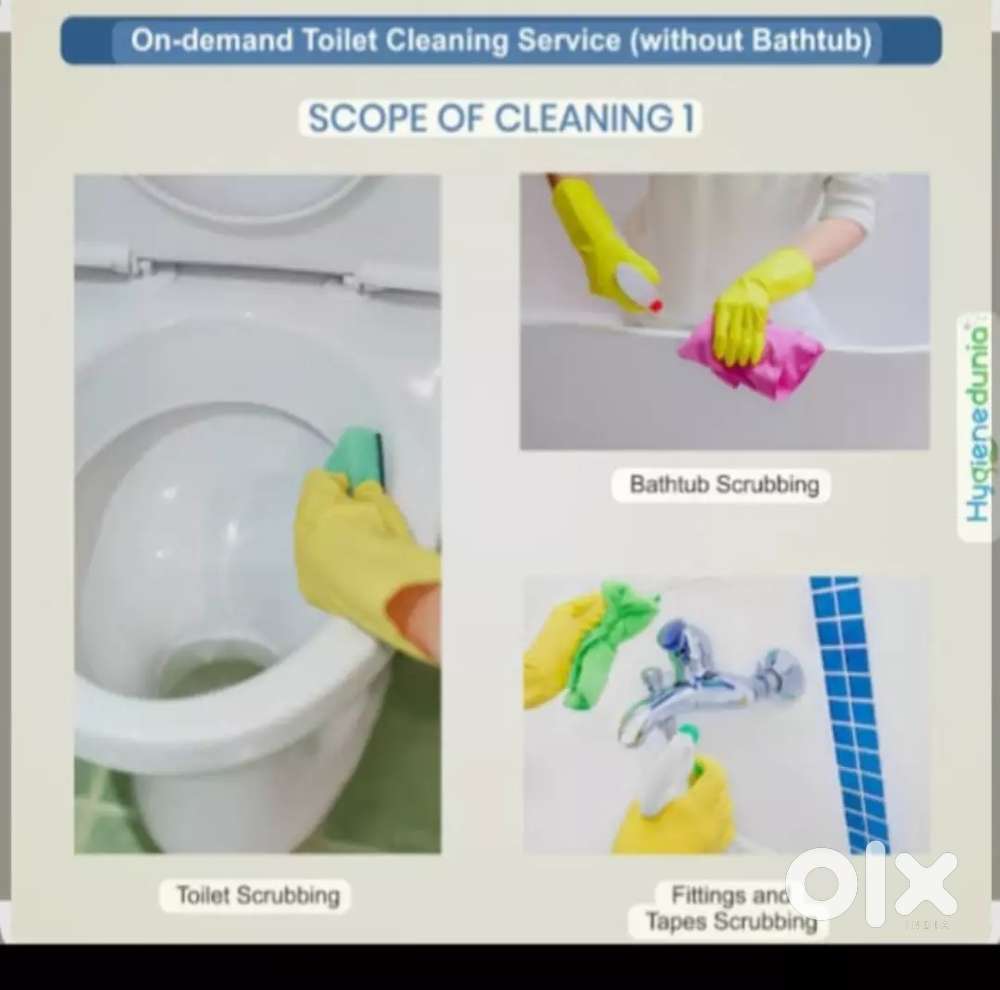 BATHROOM CLEANING JOB PLEASE CHECK PHOTOS