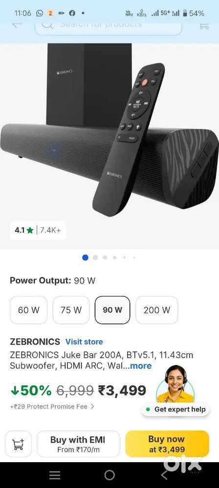 New seal pack soundbar