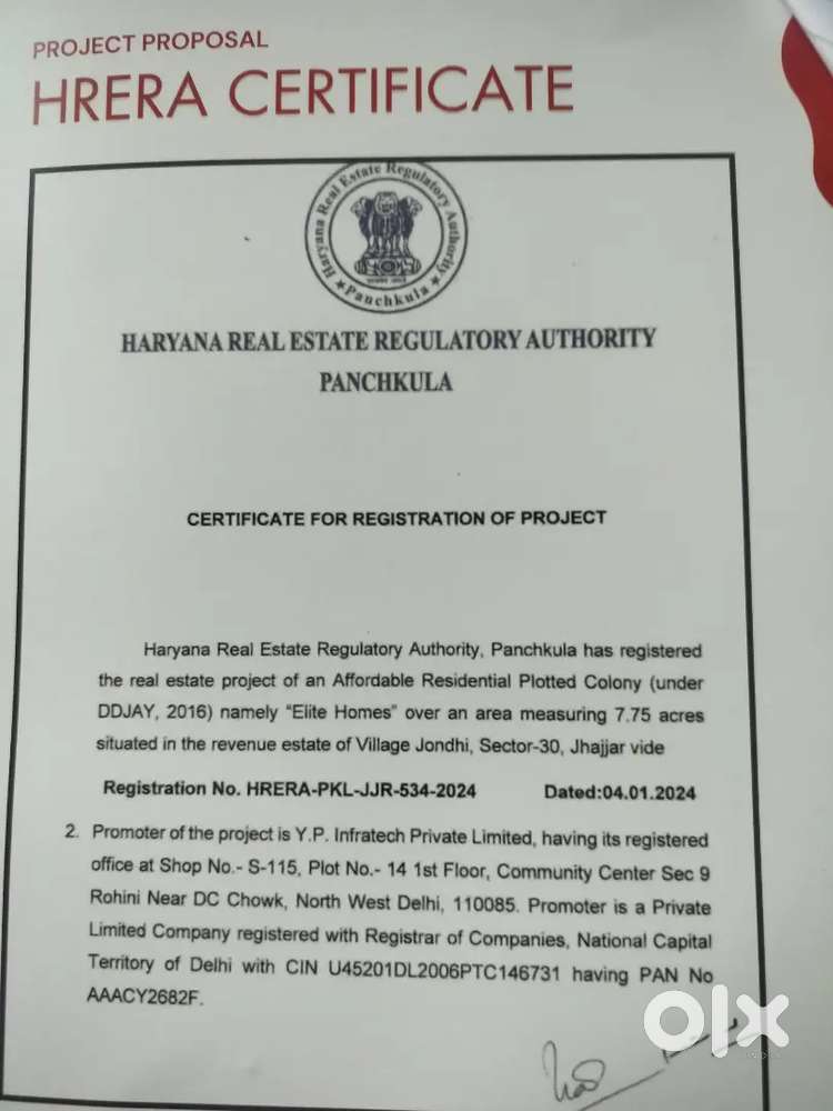 Best location plot in Jhajjar