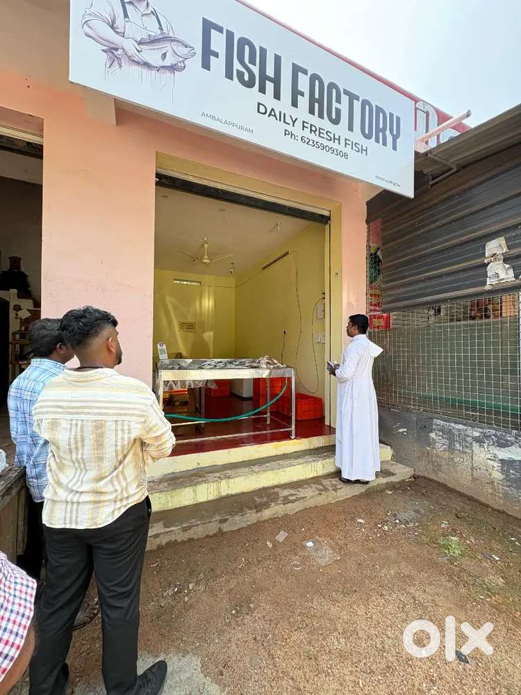 Fish stall lady staff
