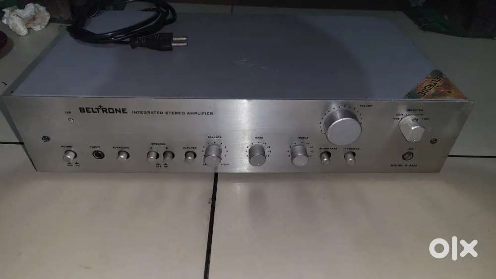 Beltron stereo amplifier with heavy plate and with Bluetooth