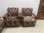 Sofa set with cover