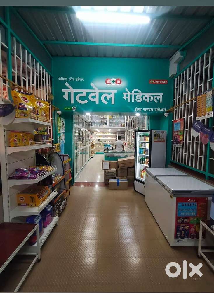 Fully furnished medical shop for rent