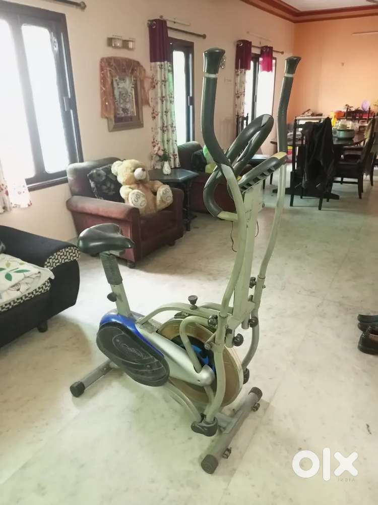 Cross Trainer Exer Bike with Steel Wheel