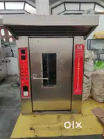 Rotary oven, mixture and dropping machine