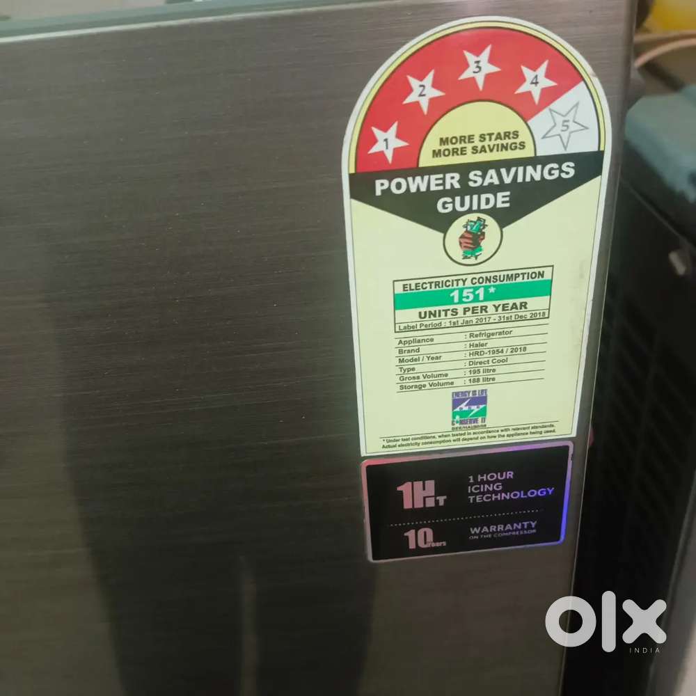Haier fridge.4star