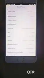 Oppo a57 3/32 back panel 2 scratch 1 dent all working condition mobile