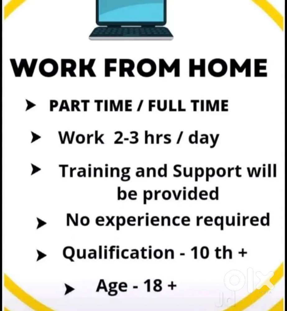 Work from home part time social media handling, telly calling etc