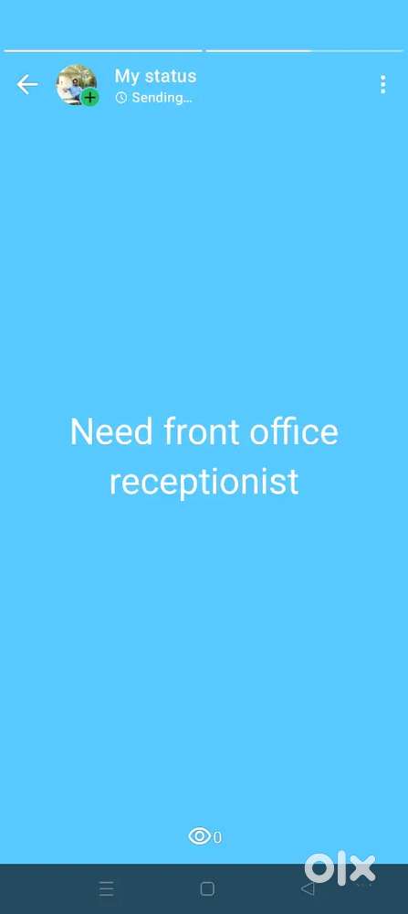 FRONT OFFICE NEEDED NALLAGANDLA