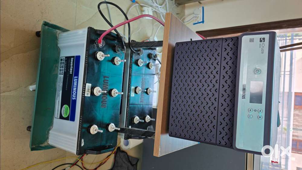Luminous icruze 3000 inverter with two luminous batteries