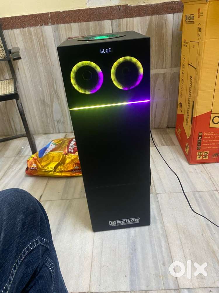 Deltan music home theatre Bluetooth and disco lighting