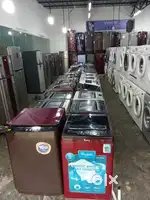 Appliance Duo: Washing machine Top Load & Fridge Single Door..