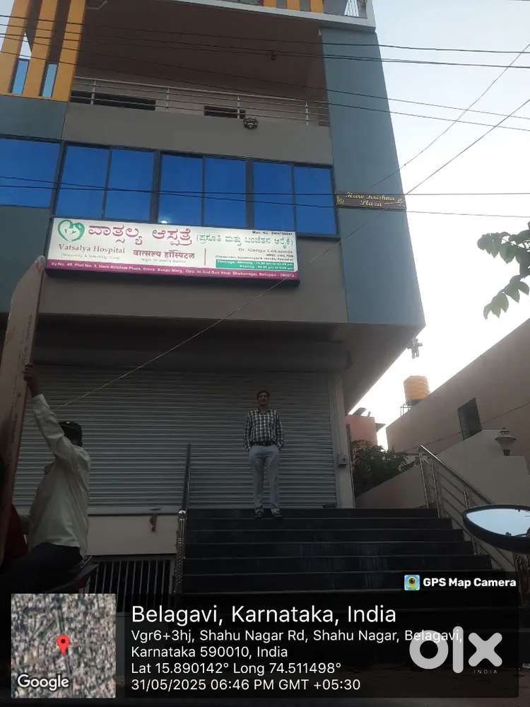 Its prime location in shahunagar circle, for Bank,hospital,shops,s